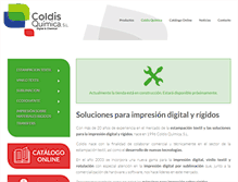 Tablet Screenshot of coldisquimica.com